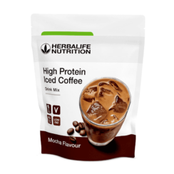 High Protein Iced Coffee Mocha Iskaffe med protein