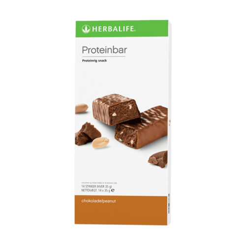 Proteinbarer Chokolade-peanut 14 barer pr. æske